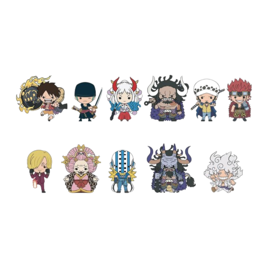 One Piece - 3D PVC Bag Clips Blind Bag Series 5 (Display of 24)