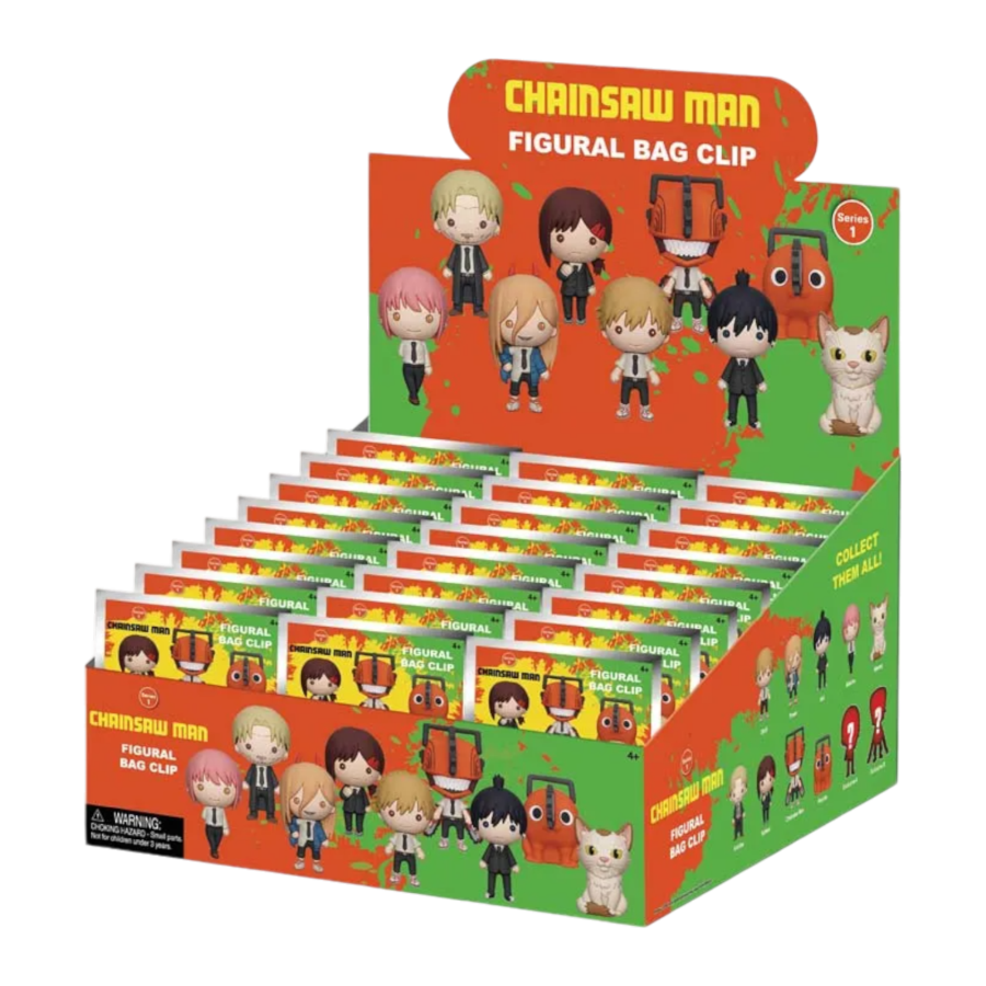 Chainsaw Man - 3D Foam Bag Clips Blind Bag 24ct CDU (Series 1)