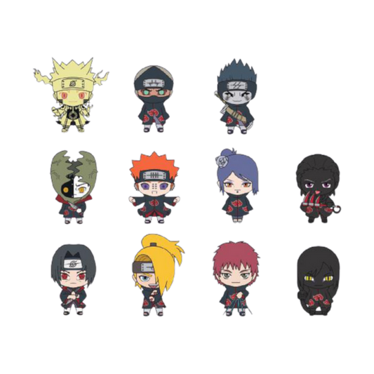 Naruto - 3D PVC Bag Clips S7 Blind Bag (Display of 24)