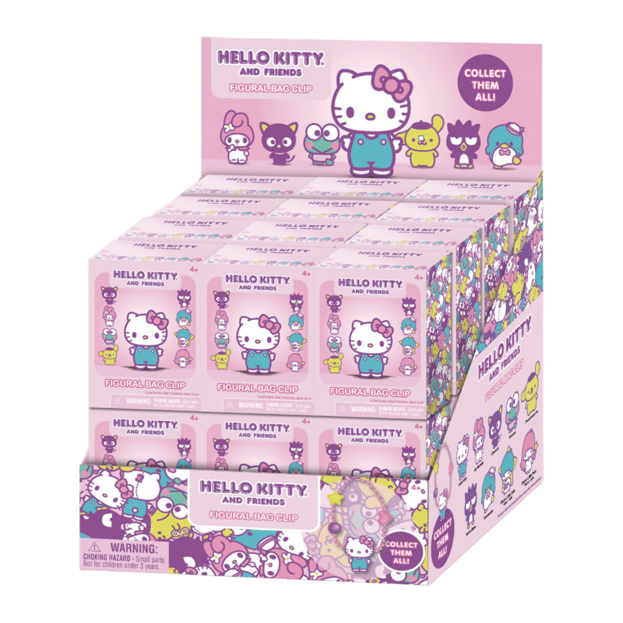 Hello Kitty - Figural Bag Clips Kawaii Tokyo Series (Display of 24)