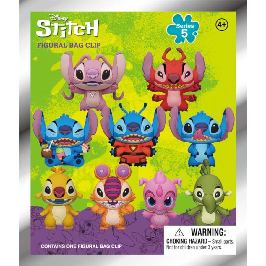 Lilo & Stitch - 3D PVC Bag Clips Blind Bag (Display of 24)