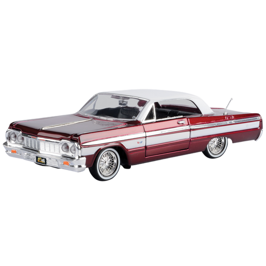 Get Low - 1:24 Scale 1964 Chevy Impala (Metallic Red)