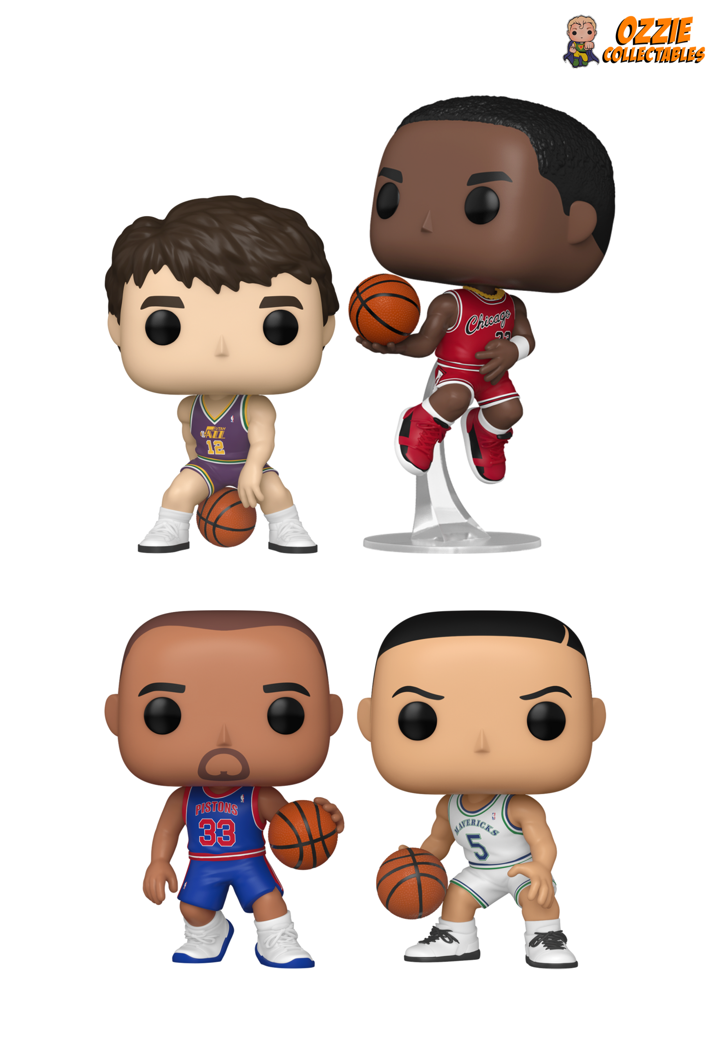 NBA Legends Rookies Bundle - 4 POP! Vinyls