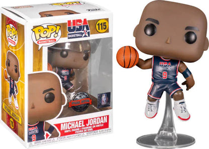 NBA: Legends - Michael Jordan 92 USA Navy US Exclusive Pop! Vinyl #115