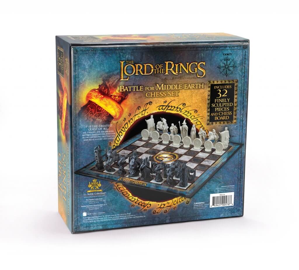 LORD OF THE RINGS Chess Set: Battle For Middle-Earth