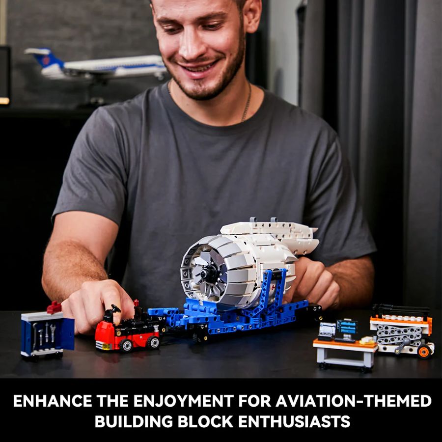 Joyride Series - Aircraft Engine Maintenance Workshop (1815 Pcs)