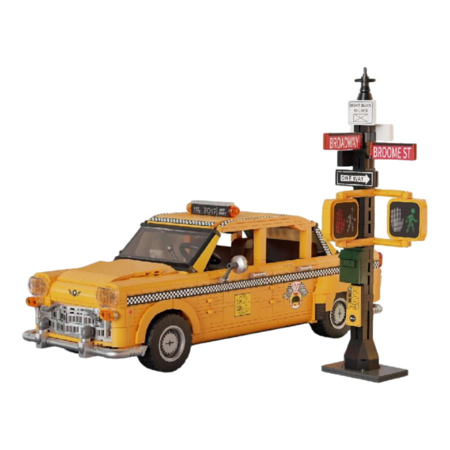 Joyride Series - New York Yellow Cab Construction Set (1601pc)