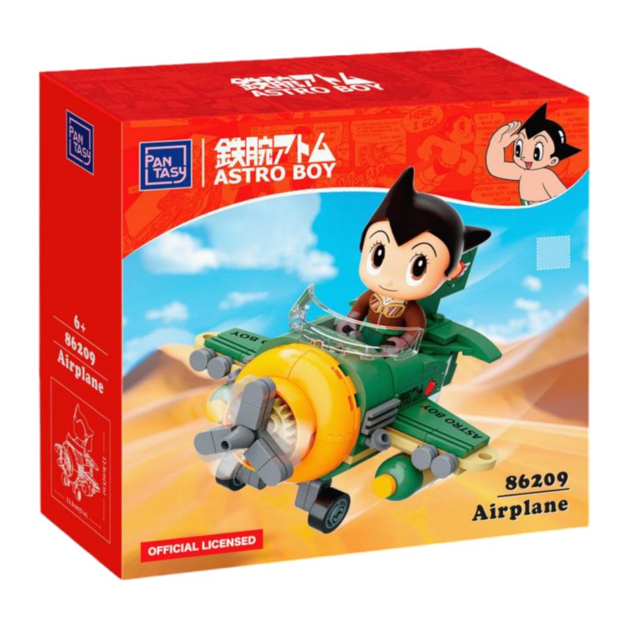 Astro Boy - Astro Boy in Airplane Construction Set (161pcs)