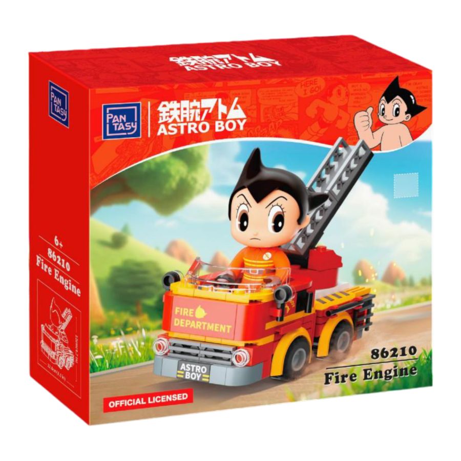 Astro Boy - Astro Boy in Fire Engine Construction Set (184pcs)