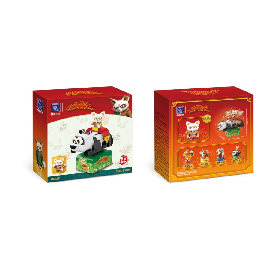 Kung Fu Panda - Shifu on SkateKart Buildable Figure (183pcs)