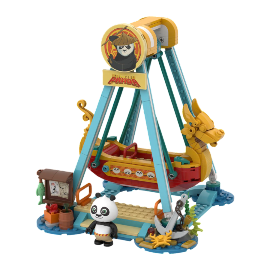 Kung Fu Panda - Adventure Park : Pirate Ship Ride (379pcs)