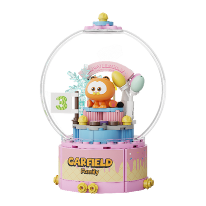 Garfield - Birthday Cake Crystal Ball Construction Set (115 pcs)