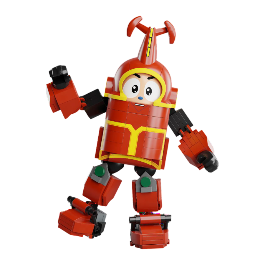 B-Robo Kubatack - Kubatack Figure Construction Set (214 pcs)