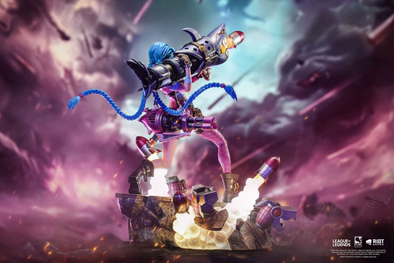 League of Legends - Jinx 1:6 Scale Statue