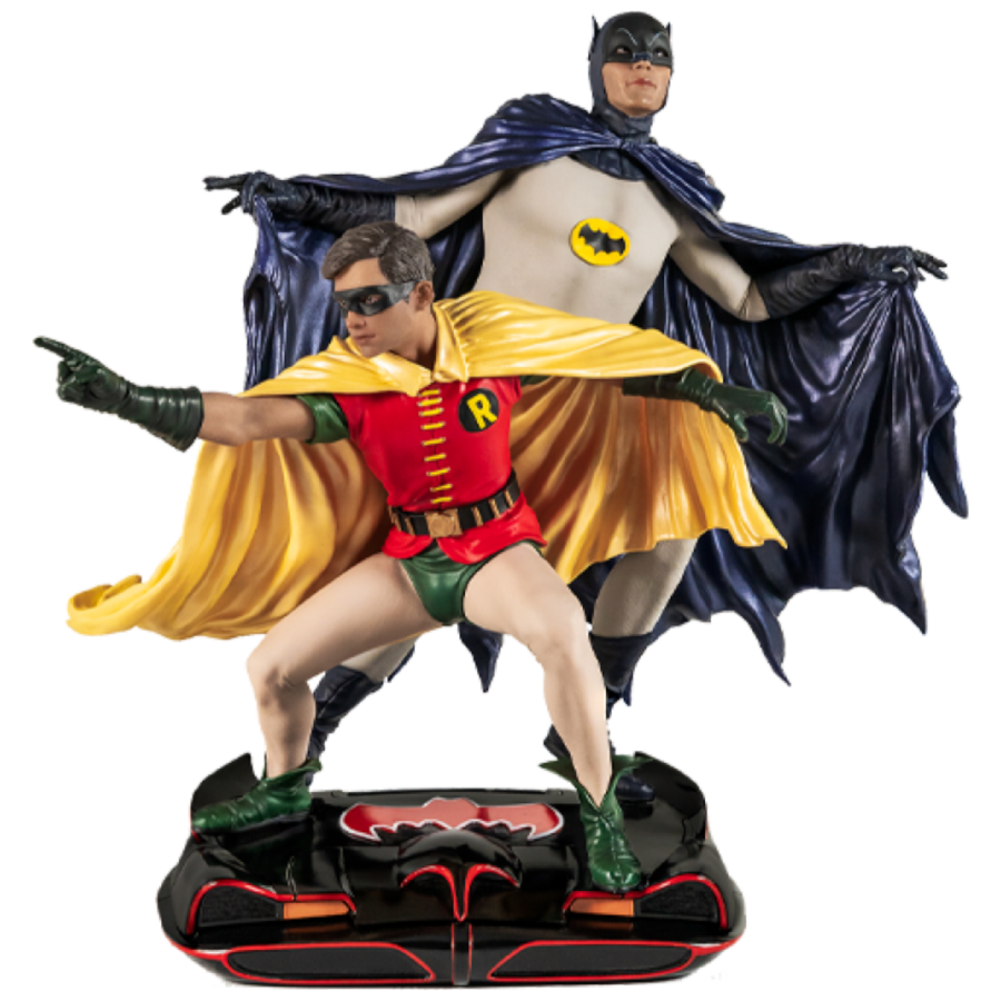 Batman (1966) - Batman & Robin 1:8 PVC Diorama