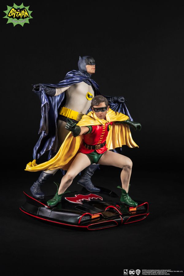 Batman (1966) - Batman & Robin 1:8 PVC Diorama