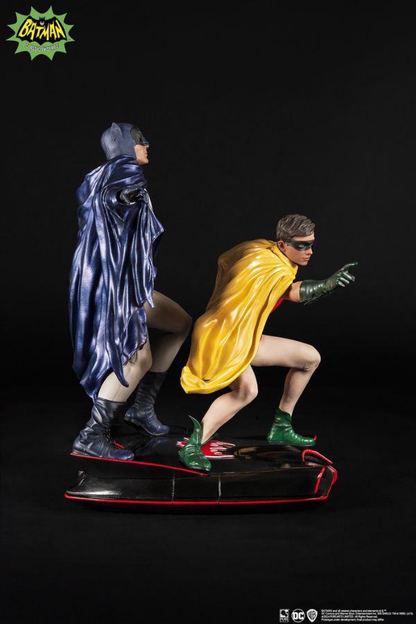 Batman (1966) - Batman & Robin 1:8 PVC Diorama