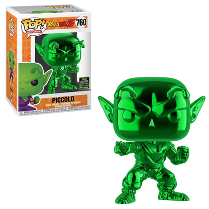 Dragon Ball Z - Piccolo Green Chrome 2020  ECCC Exclusive Pop! Vinyl #760