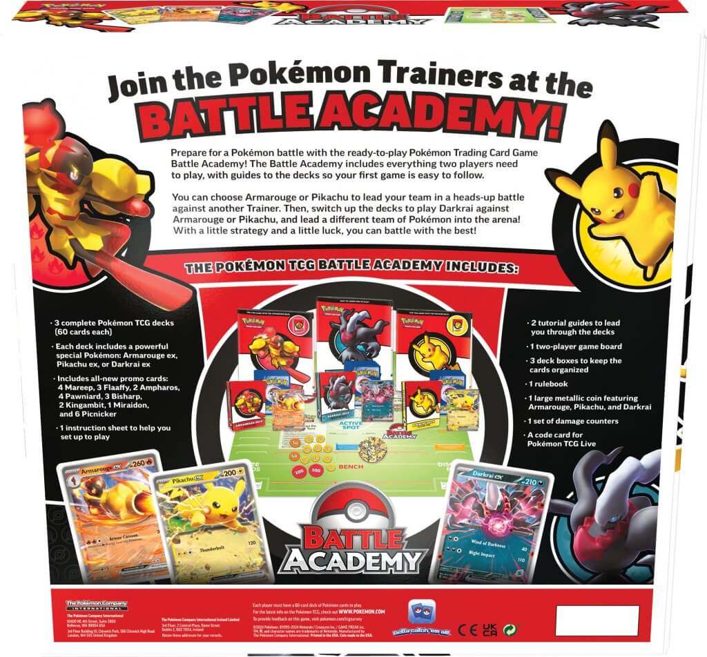 POKÉMON TCG Battle Academy Board Game 2024