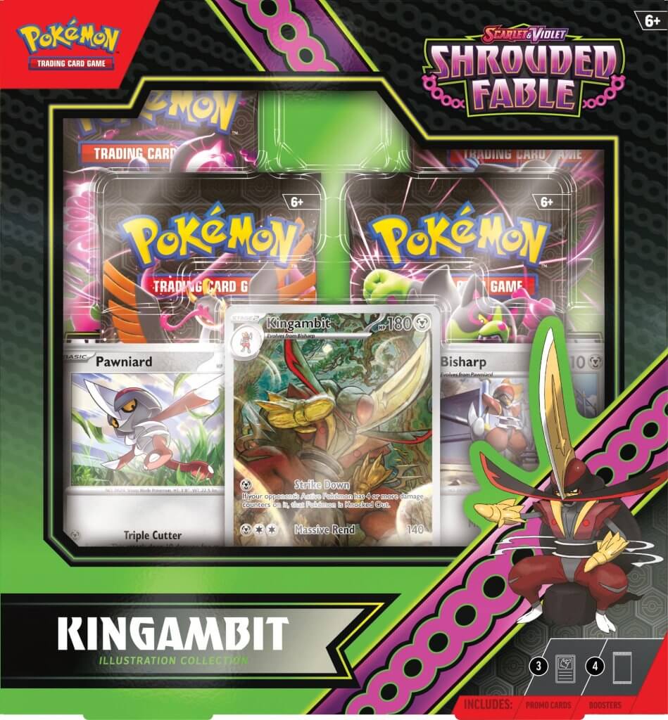 POKÉMON TCG Scarlet & Violet 6.5 Shrouded Fable Kingambit Illustration Collection