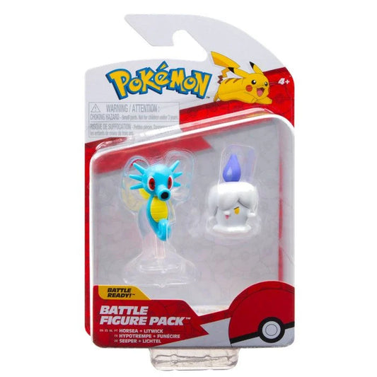 Pokemon Battle Fig Pack - Horsea and Litwick