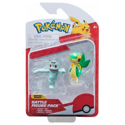 Pokemon Battle Fig Pack - Machop and Snivy