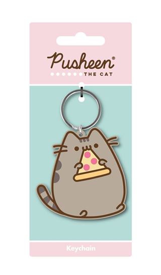 Pusheen - Pizza - PVC Keyring