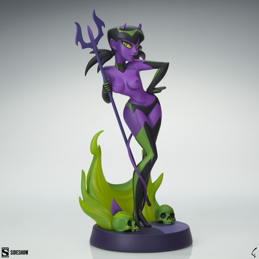 Shane Glines - Devil Girl (Purple & Green) Statue