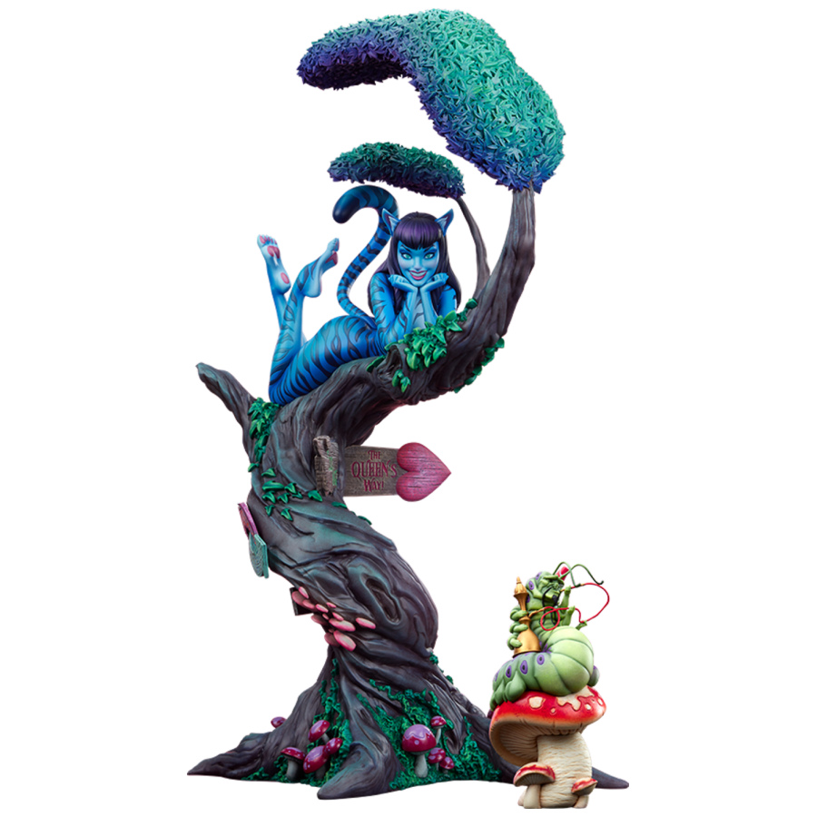 Fairytale Fantasies - Lady Cheshire Cat Deluxe Statue