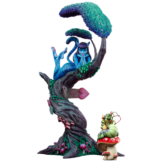 Fairytale Fantasies - Lady Cheshire Cat Deluxe Statue