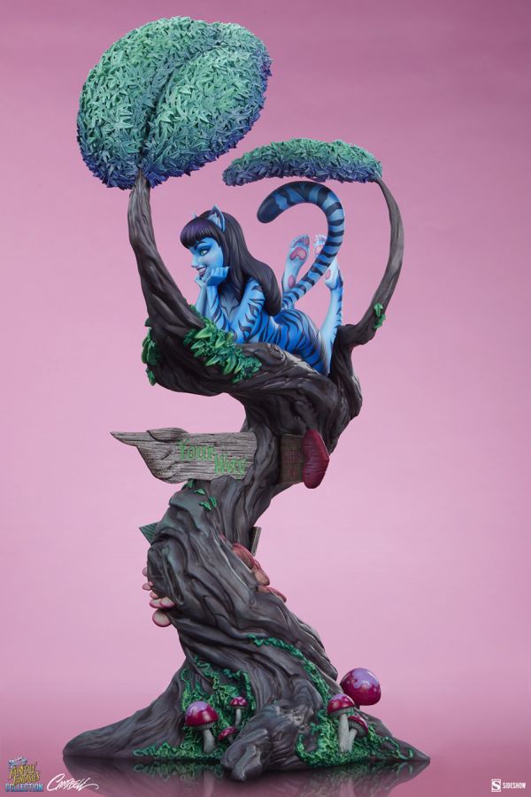 Fairytale Fantasies - Lady Cheshire Cat Deluxe Statue