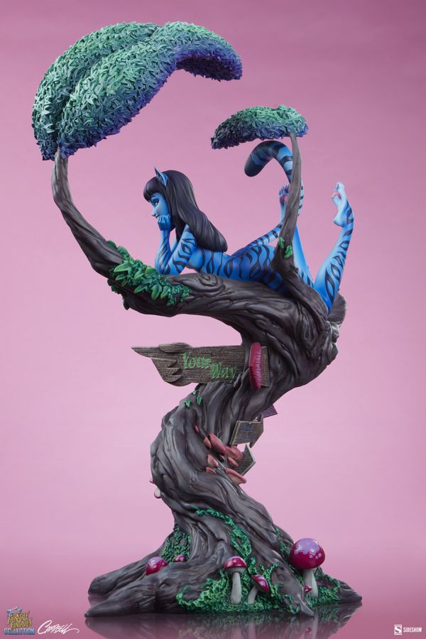 Fairytale Fantasies - Lady Cheshire Cat Deluxe Statue