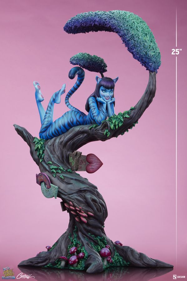 Fairytale Fantasies - Lady Cheshire Cat Deluxe Statue