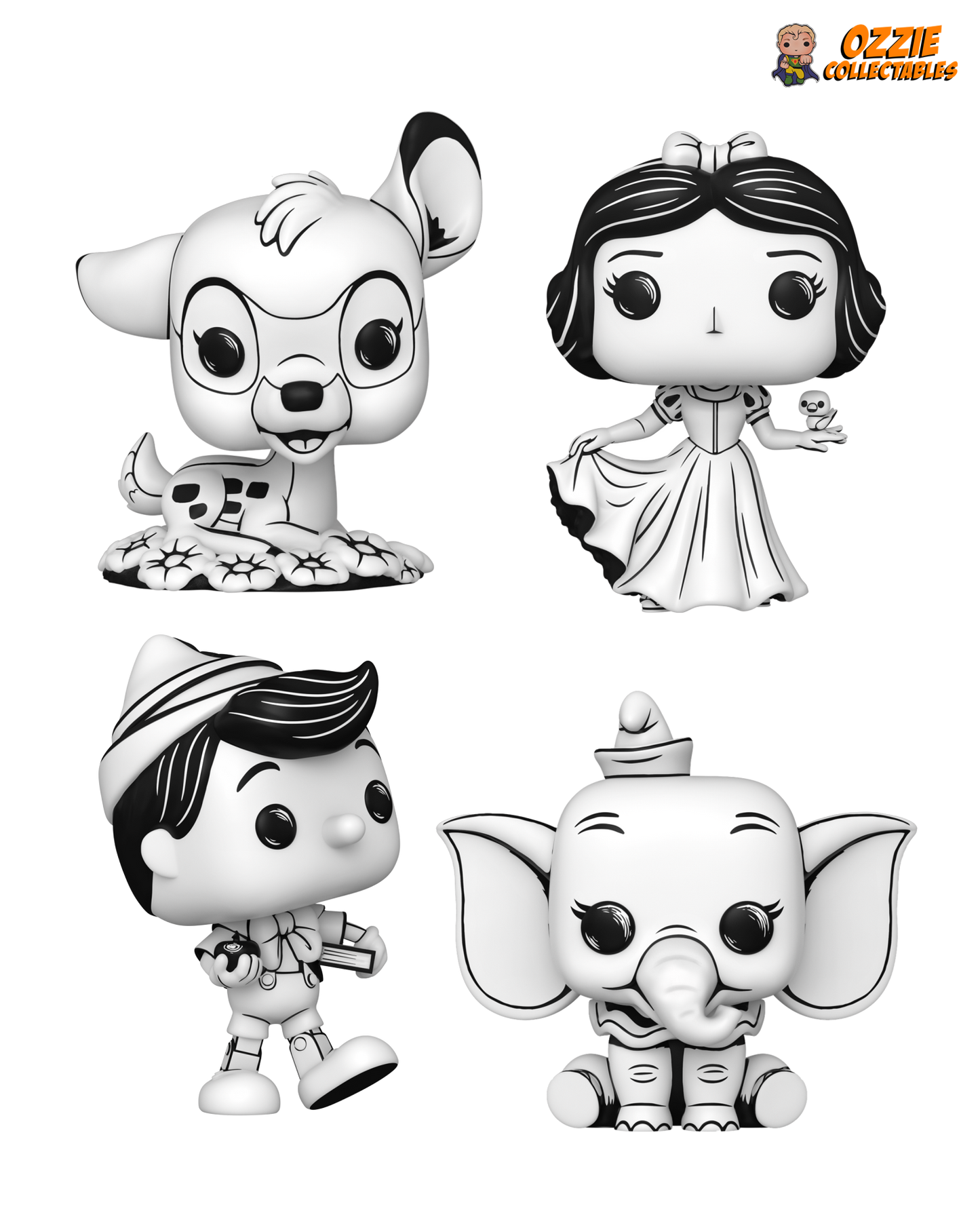 Disney: Sketched Bundle - 4 POP! Vinyls