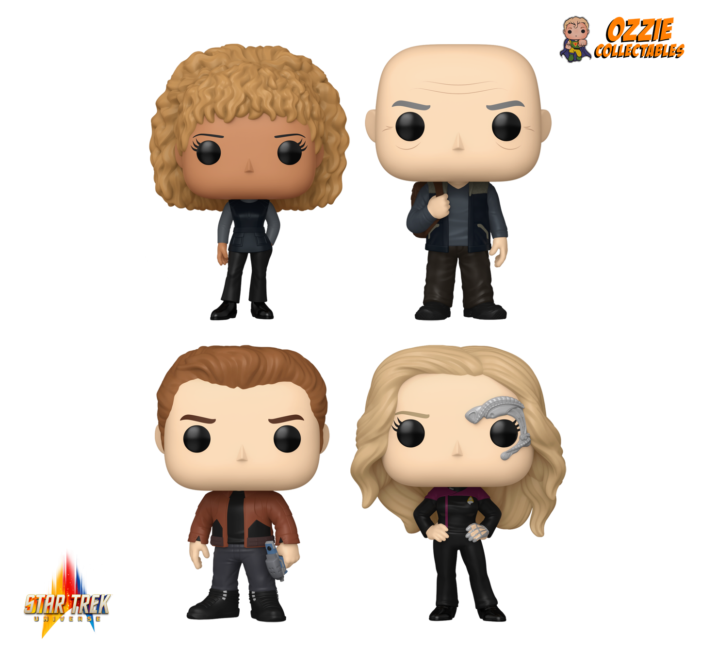 Star Trek: Picard Bundle - 4 POP! Vinyls