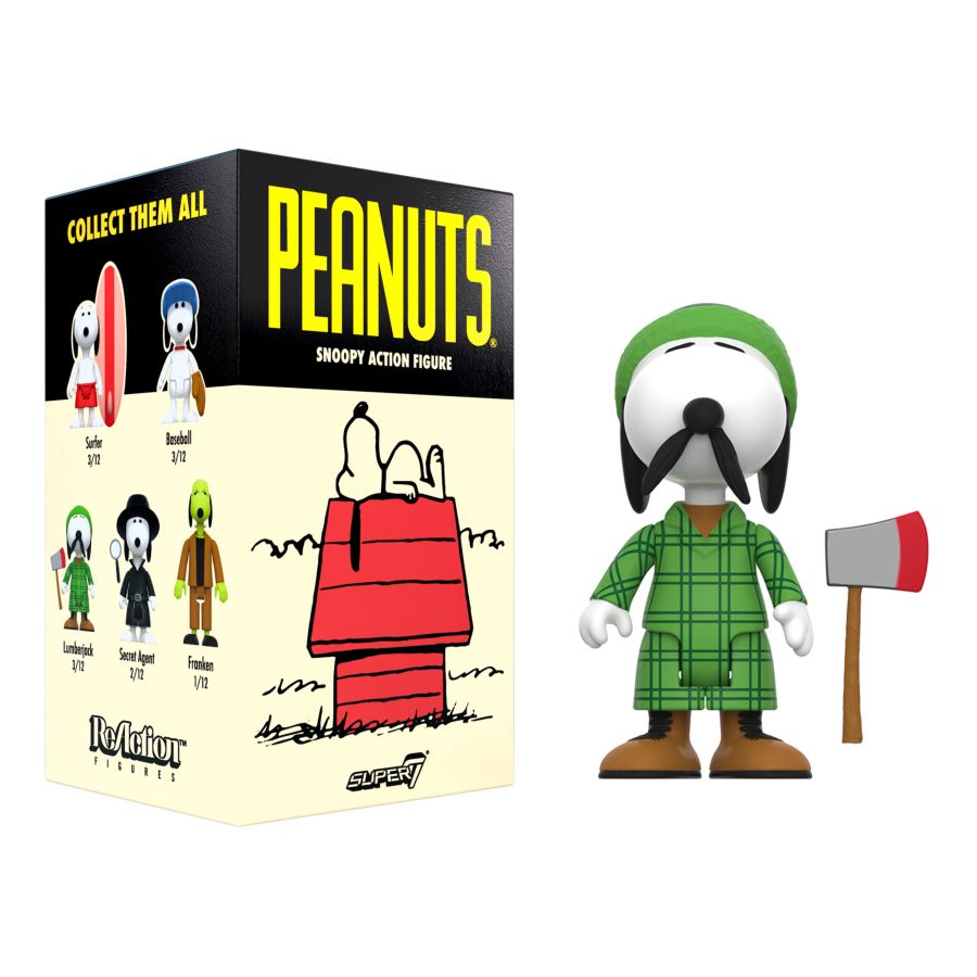 Peanuts - Snoopy ReAction Blind Box (Display of 12)