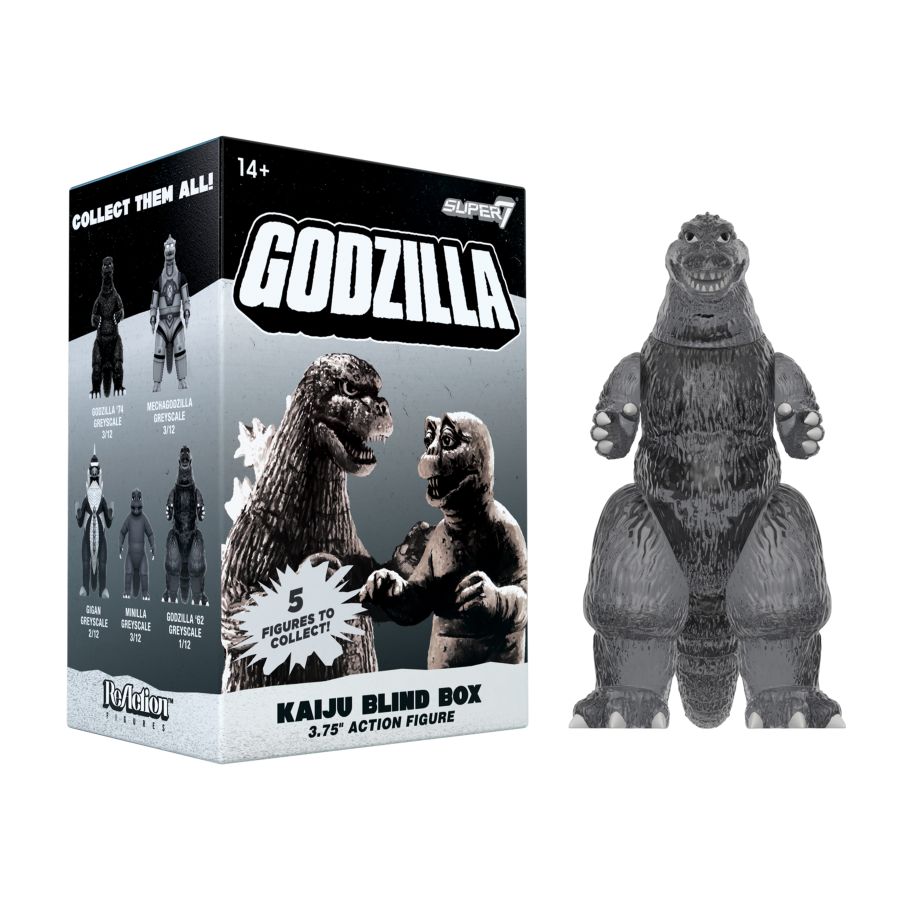 Godzilla - Silver Screen ReAction Blind Box (Display of 12)