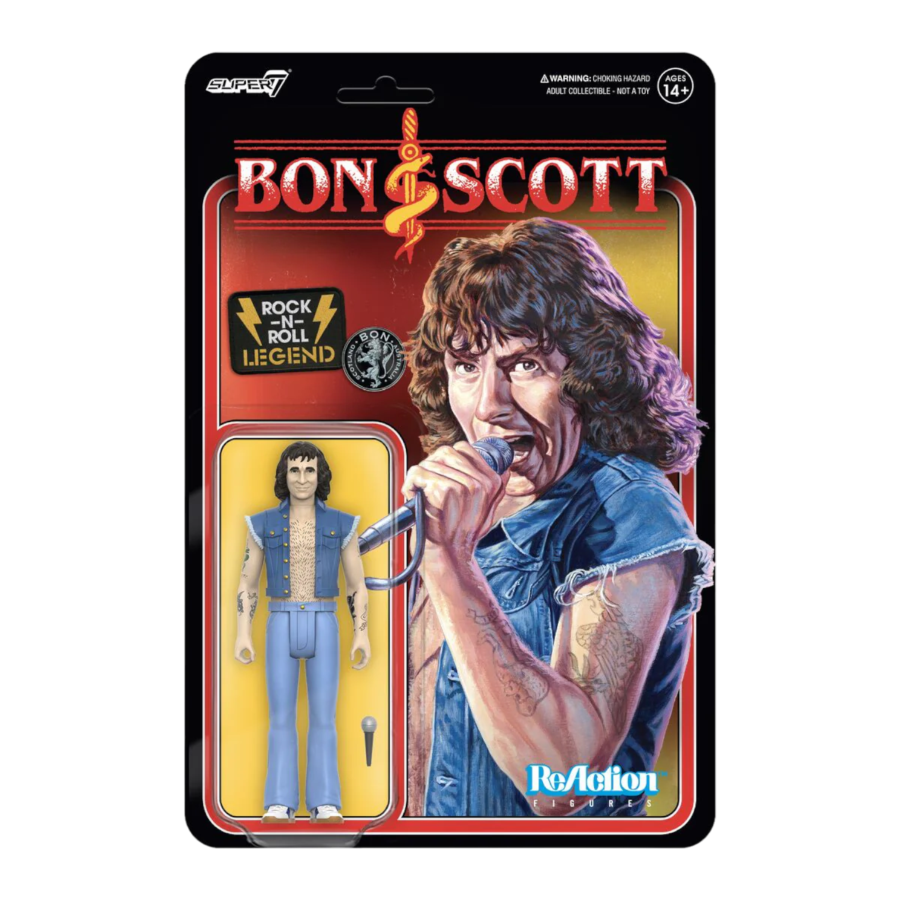 Bon Scott - Bon Scott Reaction 3.75 Figure