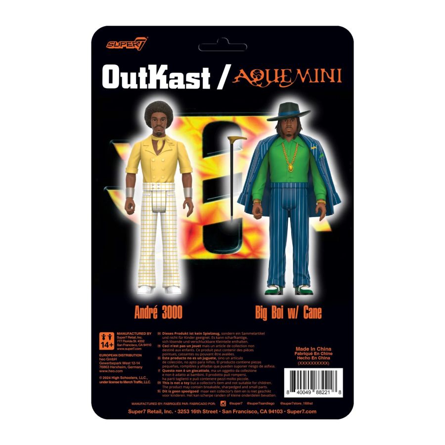 Outkast - OutKast Aquemini ReAction 3.75" Figure 2-Pack