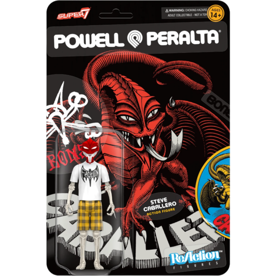 Powell Peralta - Steve Caballero Dragon ReAction 3.75" Figure