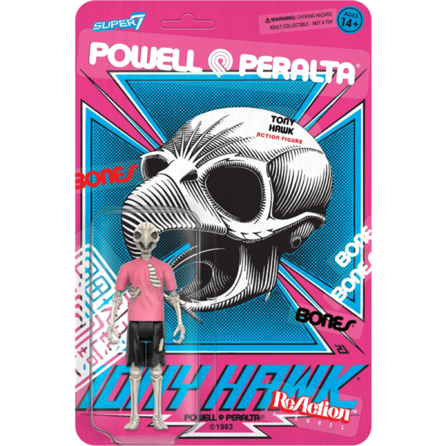 Powell Peralta - Tony Hawk ReAction 3.75 Figure