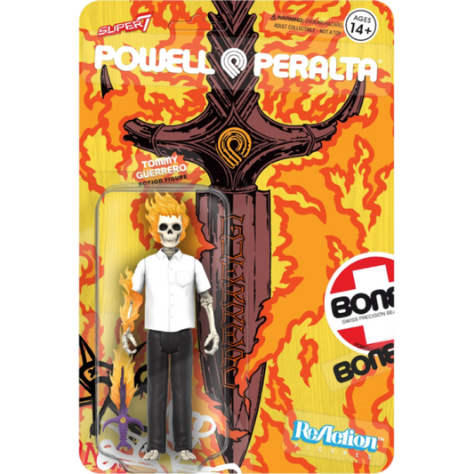 Powell Peralta - Tommy Guerrero Flaming Dagger (Re-Colour) ReAction 3.75 Figure