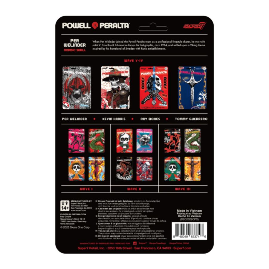 Powell Peralta - Per Welinder ReAction 3.75" Action Figure [Wave 4]