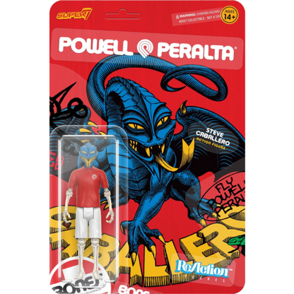 Powell Peralta - Steve Caballero Dragon [Animal Chin] ReAction 3.75" Action Figure [Wave 5]