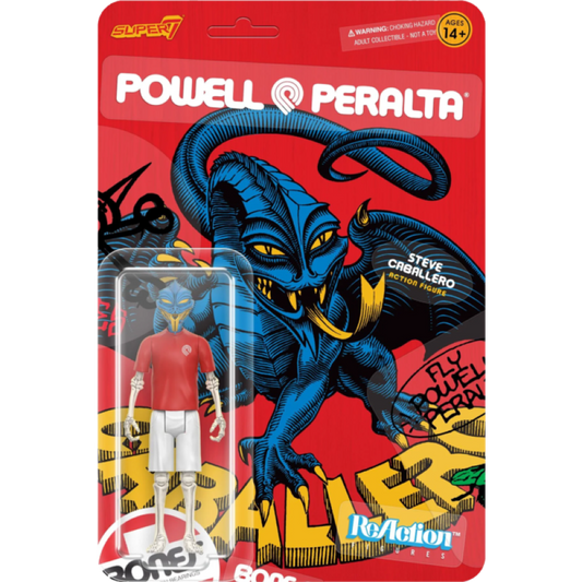 Powell Peralta - Steve Caballero Dragon [Animal Chin] ReAction 3.75" Action Figure [Wave 5]