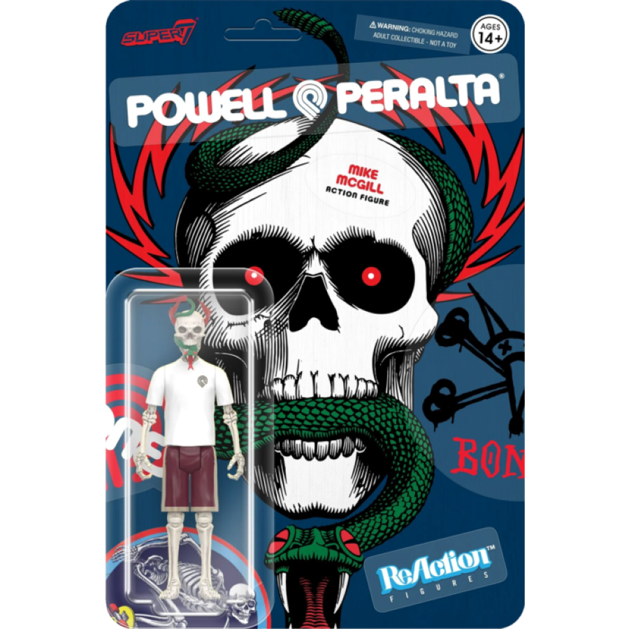 Powell Peralta - Mike McGill [Mt. Trashmore '85] ReAction 3.75" Action Figure [Wave 5]