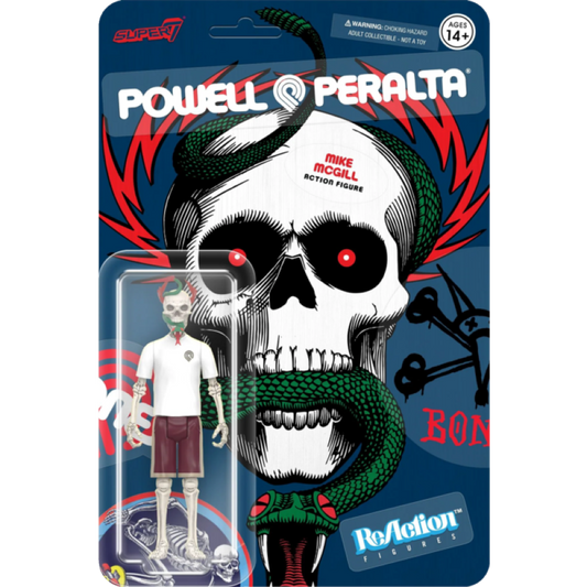 Powell Peralta - Mike McGill [Mt. Trashmore '85] ReAction 3.75" Action Figure [Wave 5]