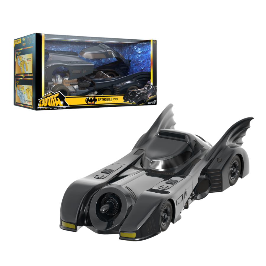 Batman (1989) - Super Cyborg Batmobile with Removable Panels