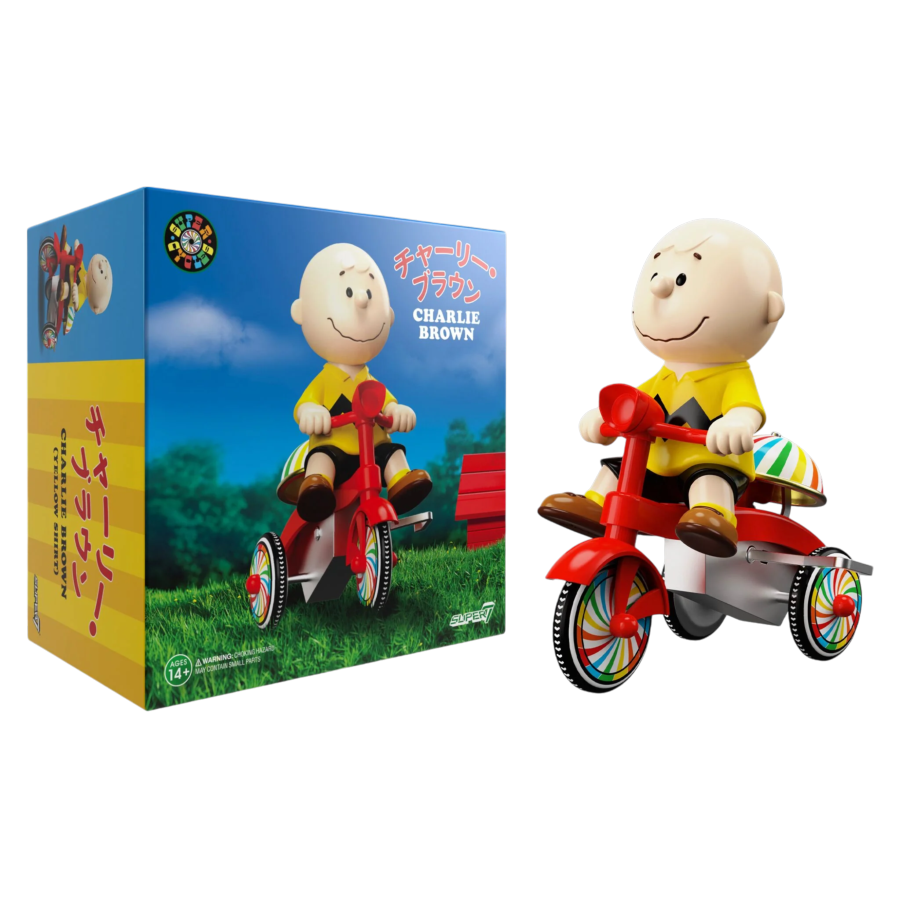 Peanuts - Charlie Brown (Yellow Shirt with Red Trike) Super Cycle