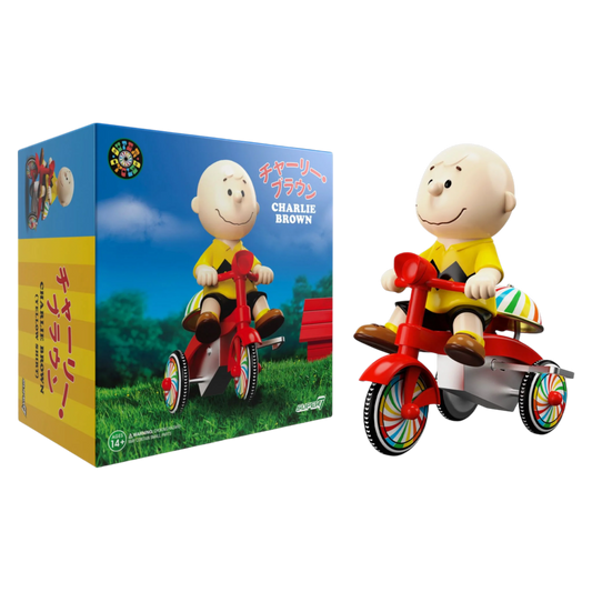 Peanuts - Charlie Brown (Yellow Shirt with Red Trike) Super Cycle